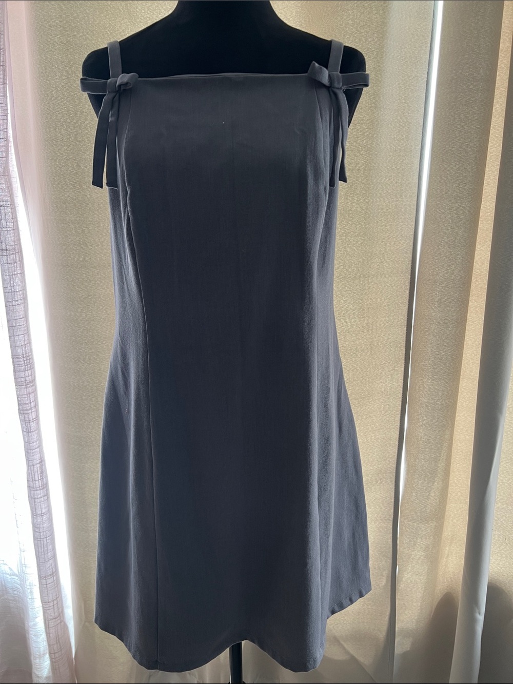 wild fable Charcoal Tie-Shoulder Mini Dress